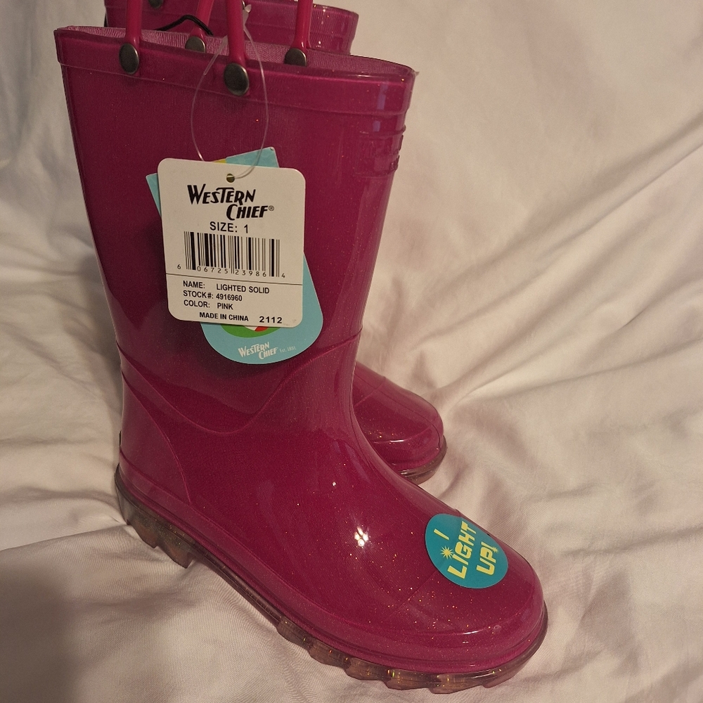 Little girl rain boots